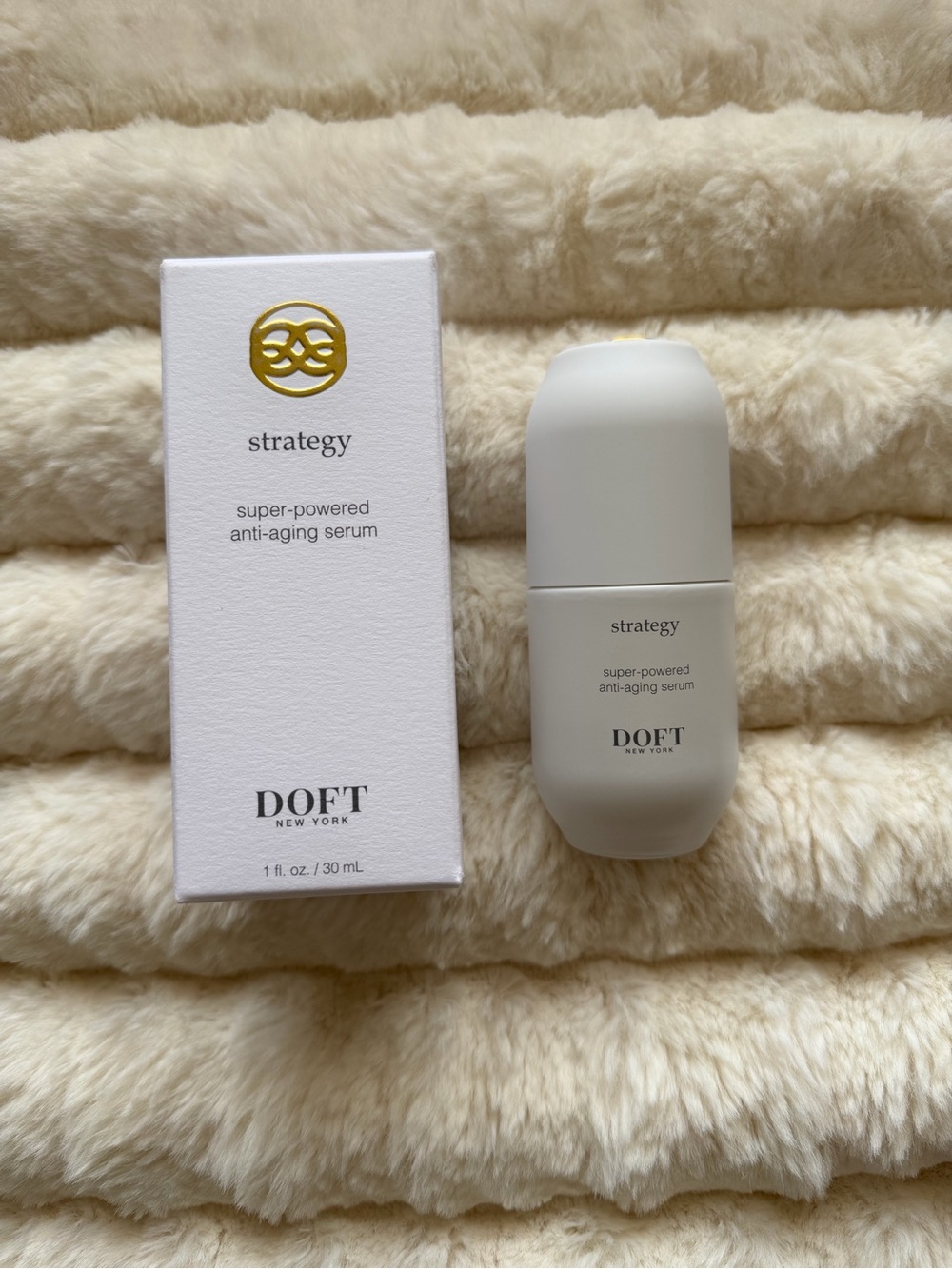 NIB DOFT New York Strategy Super-Powered Anti-Aging Serum Face  1 oz 30 ml